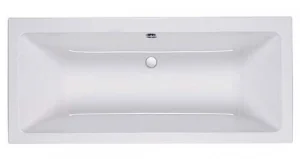 Roca The Gap Double Ended Bath 170 X 75 Cm, No Tap Hole - White