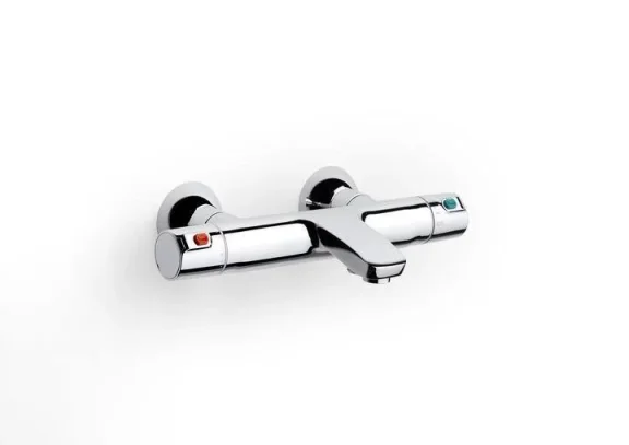 Roca Victoria-t Wall Mounted Thermostatic Bath-shower Mixer (no Kit Provided With Valve) product image - Image 1