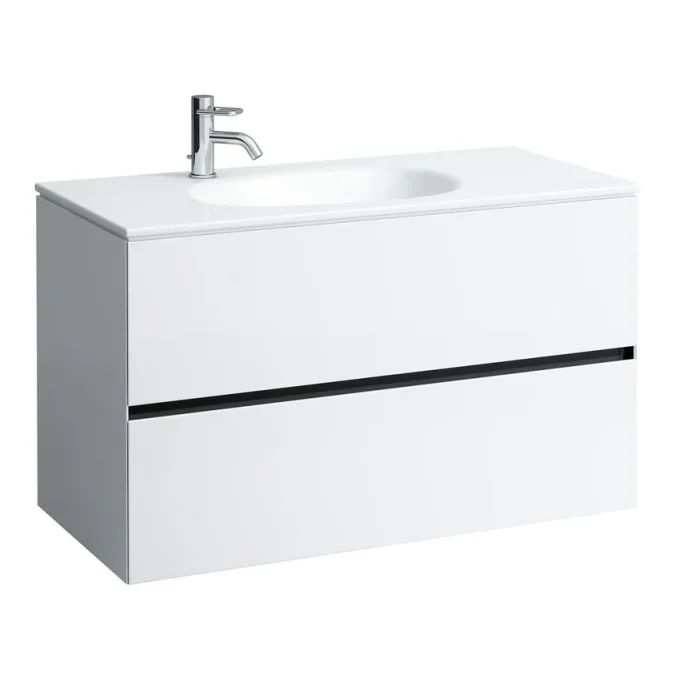 Laufen Palomba Vanity Unit, 100 Cm Stone - Grey product image - Image 1