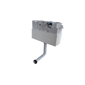 Burlington Concealed Cistern With Chrome Blue Lever