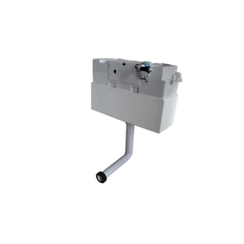 Burlington Concealed Cistern With Chrome Blue Lever product image - Image 1