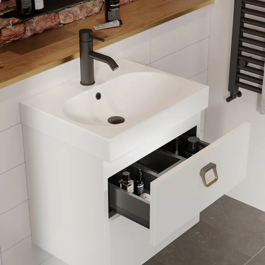 Saneux Austen 50x39cm Washbasin 1th detail view - Image 2