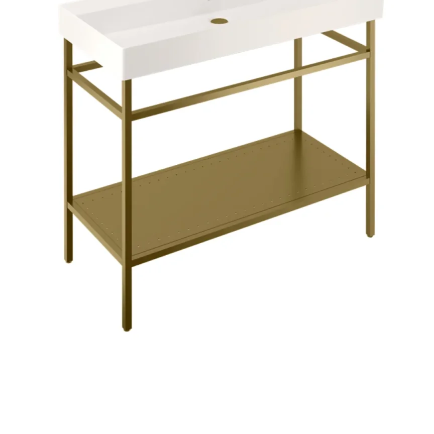 Britton Frame Stand 1000 Brushed Brass product image - Image 1