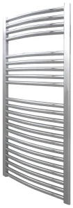 Vogue Chorus (curved) Dual Fuel 1200 X 605mm White