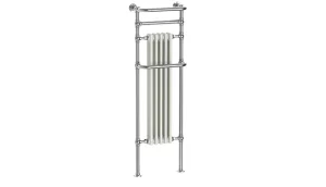 Vogue Originals Regency Tall Floor Standing - Brass Electric Only 1500 X 500mm Chrome