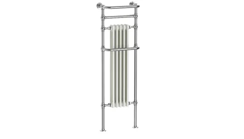 Vogue Originals Regency Tall Floor Standing - Brass Electric Only 1500 X 500mm Chrome product image - Image 1