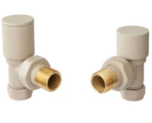 Vogue Arne Valves - Angled 1/2inch X 15mm - Cappuccino 82 X 30mm Cappurcino