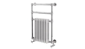 Vogue Originals Regency Ii Dual Fuel 825 X 675mm Chrome