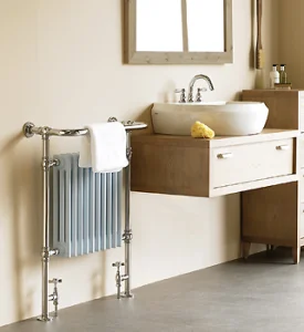 Vogue Originals Regency Brass - Floor Standing Electric Only 938 X 500mm Chrome