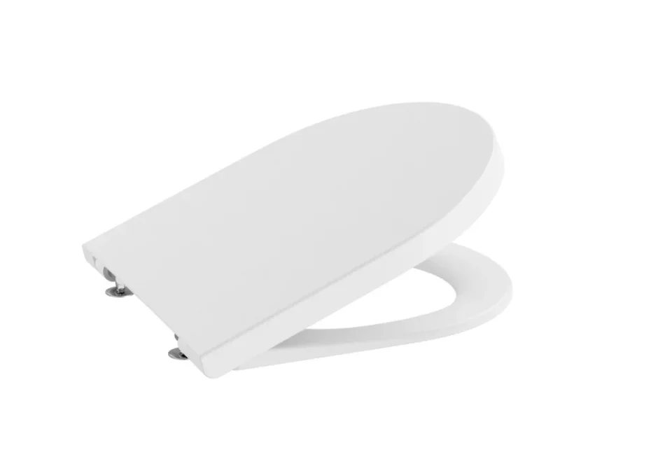 Roca Inspira Round Soft Close Compact Seat - Matt White product image - Image 1