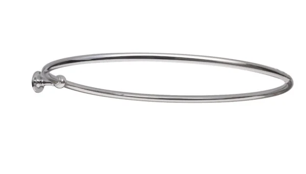 Vogue Shower Curtain Rail 5.1 Unheated 75 X 775mm Chrome