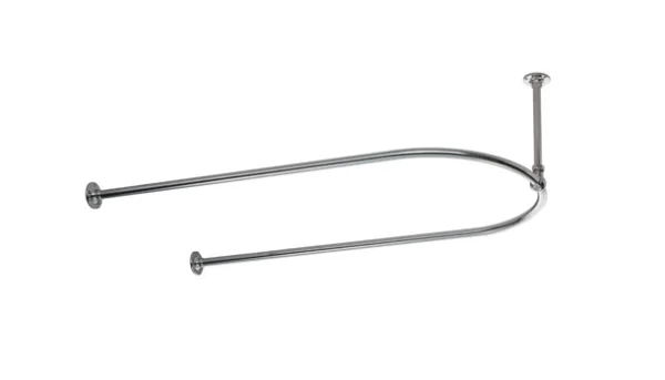 Vogue Shower Curtain Rail 2.1 Unheated 338 X 1238mm Chrome