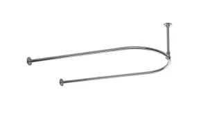 Vogue Shower Curtain Rail 2.1 Unheated 338 X 1238mm Chrome
