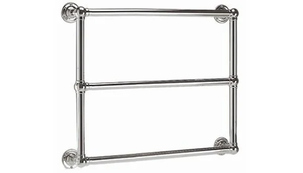 Vogue Ballerina Wall Mounted - Brass Dual Fuel 675 X 825mm Chrome