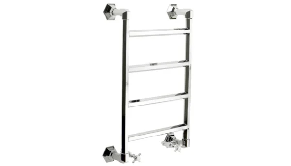 Vogue Art Moderne Wall Mounted Dual Fuel 836 X 550mm Chrome