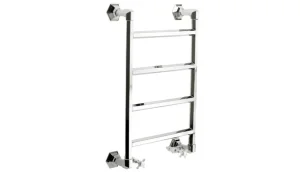 Vogue Art Moderne Wall Mounted Dual Fuel 836 X 550mm Chrome