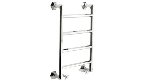 Vogue Art Moderne Wall Mounted Dual Fuel 836 X 550mm Chrome product image - Image 1
