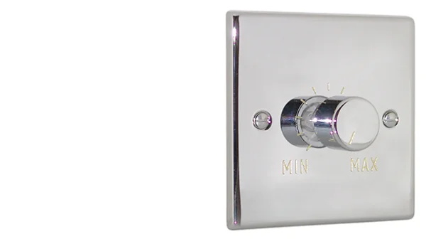 Vogue Voltage Regulator 1 Gang 75w - 400w Chrome