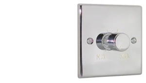 Vogue Voltage Regulator 1 Gang 75w - 400w Chrome