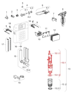 Geberit Flush Valve detail view - Image 3