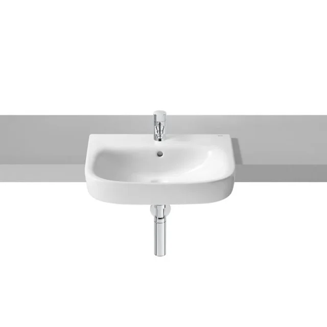 Roca Debba Semi Recessed Basin 1th - White (a32799s000) product image - Image 1