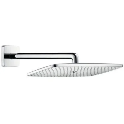 Hansgrohe Raindance E Overhead Shower 360 1jet Ecosmart With Shower Arm Chrome detail view - Image 2
