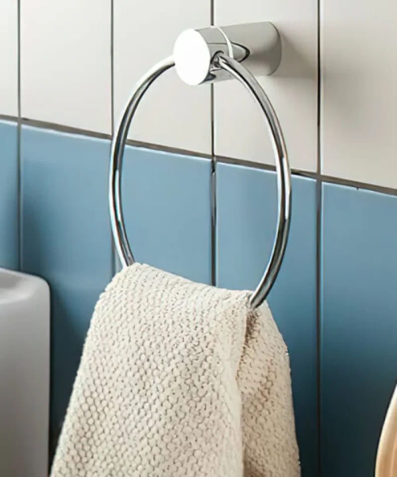 Roper Rhodes Host Towel Ring - Chrome detail view - Image 3