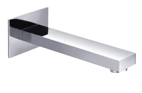 Just Taps Athena Wall Mounted Bath Spout 180mm Chrome