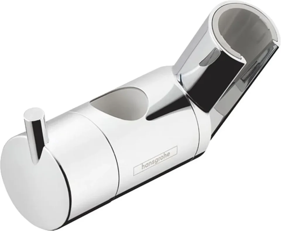 Hansgrohe Support For Unica' S Puro Wall Bar Chrome detail view - Image 2