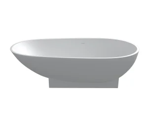 StoneKAST Cocoon Single Ended Freestanding Bath 1800 x 950mm Matt White