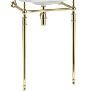 Burlington 80cm Basin Wash Stand Gold