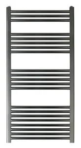 Just Taps Vos Radiator Brushed Black 1200 X 600