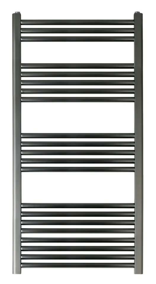 Just Taps Vos Radiator Brushed Black 1200 X 600 product image - Image 1