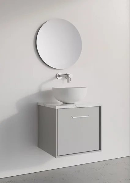 Crosswater Infinity Worktop 510 Carrara Marble Effect