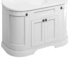 Burlington Door Unit & 2 Round Corner Units White