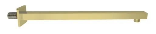 Bedgebury Square Shower Arm - Brushed Brass product image - Image 1