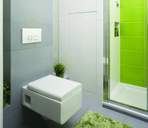 Oli Plain Dual Control Plate White Mechanical TD detail view - Image 3