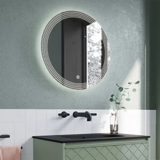 Crosswater Canvass LED Mirror 600 detail view - Image 8