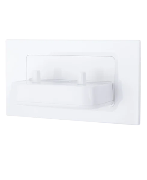 Proofvision Tbcharge In-wall Dual Electric Toothbrush Charger - White With White Faceplate