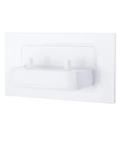 Proofvision Tbcharge In-wall Dual Electric Toothbrush Charger - White With White Faceplate