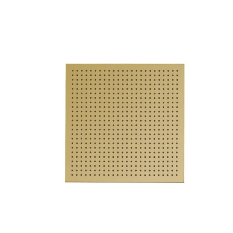 Crosswater Tranquil Shower Head 300mm Brushed Brass detail view - Image 3