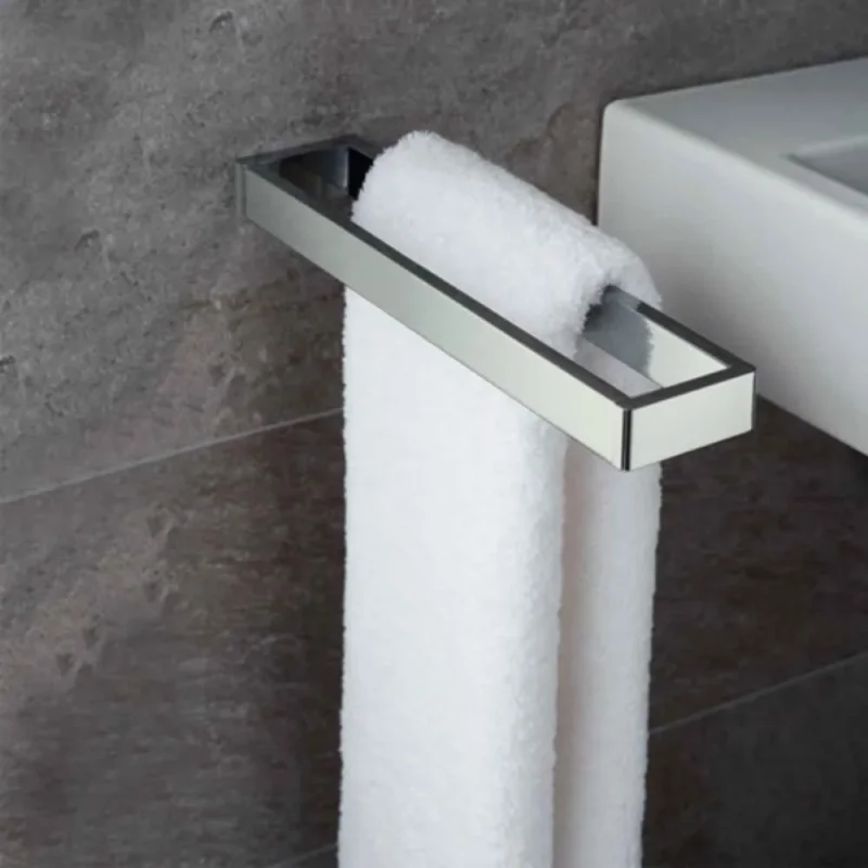 Vado Individual Shama Double Towel Rail Wall Mounted Brushed Nickel product image - Image 1