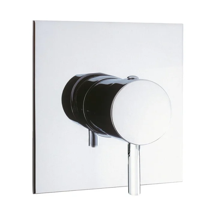 Crosswater Kai Lever Manual Shower Valve Recessed Chrome detail view - Image 4