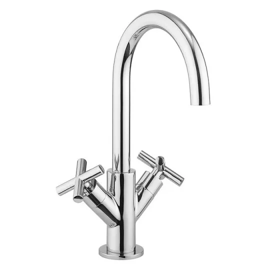 Crosswater MPRO Crosshead Basin Mono Chrome detail view - Image 3