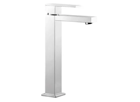 Vado Notion Extended Mono Basin Mixer Smooth Bodied Single Lever Deck Mounted With Honeycomb Flow Regulator (no Waste) Chrome product image - Image 2