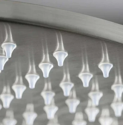 Crosswater Mpro Fixed Head 200mm Stainless detail view - Image 4