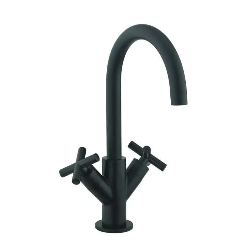 Crosswater MPRO Crosshead Basin Mono Matt Black detail view - Image 3