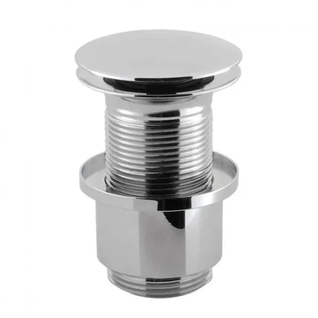 Crosswater Basin Click Clack Waste (unslotted) Chrome product image - Image 1