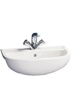 Rak Compact 55cm Semi Recessed Basin 2th