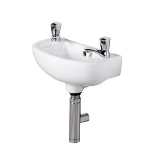 Rak Compact 45cm Slim Line Basin 2th
